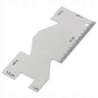 1pc bricolage couture pour patchwork alliage d’aluminium outil de jauge de tailleur FP
