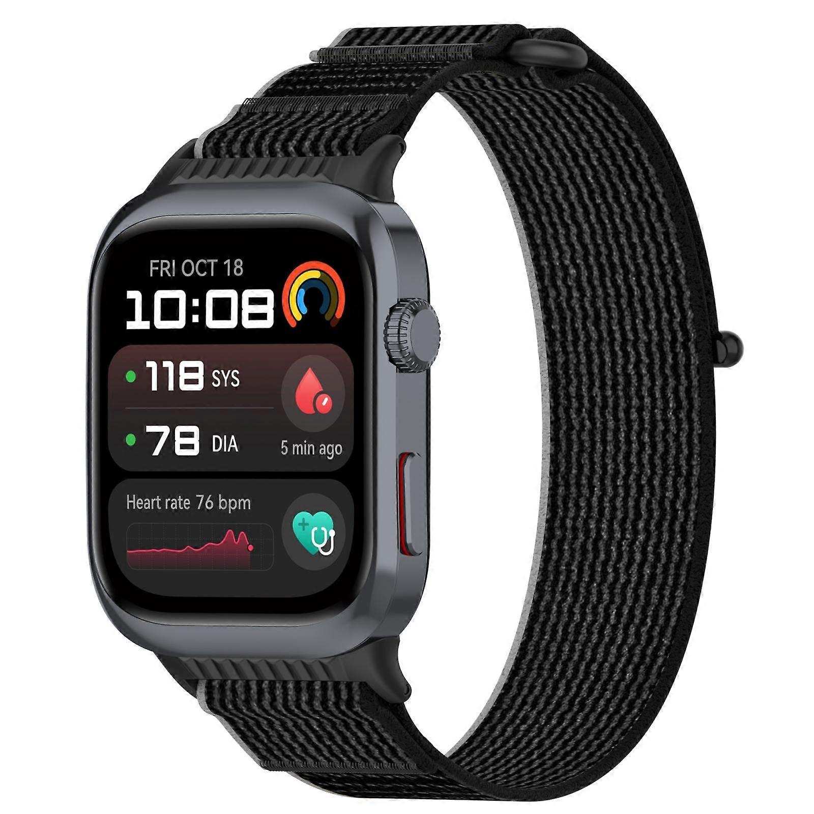 Nylon Loop Hook and Loop Fastener Watch Band For Huawei Watch D2