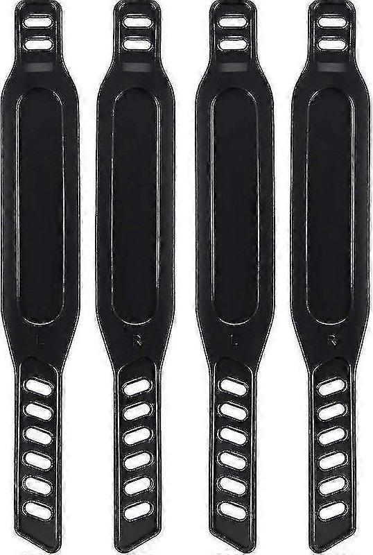 Sangles de pédales de vélo d'exercice en caoutchouc, sangles de pédales faciles à régler, sangles de pédales universelles pour vélo d'exercice