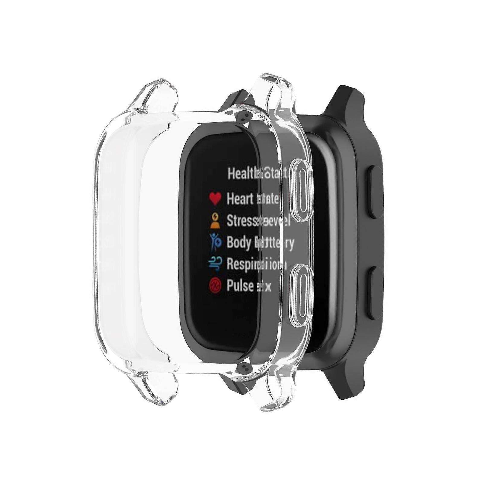 For Garmin Venu Sq 2 Full Coverage TPU Electroplating Watch Case