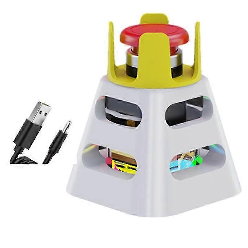 Four-Color LED Desktop Power Switches Equipped with 50m Remote Control