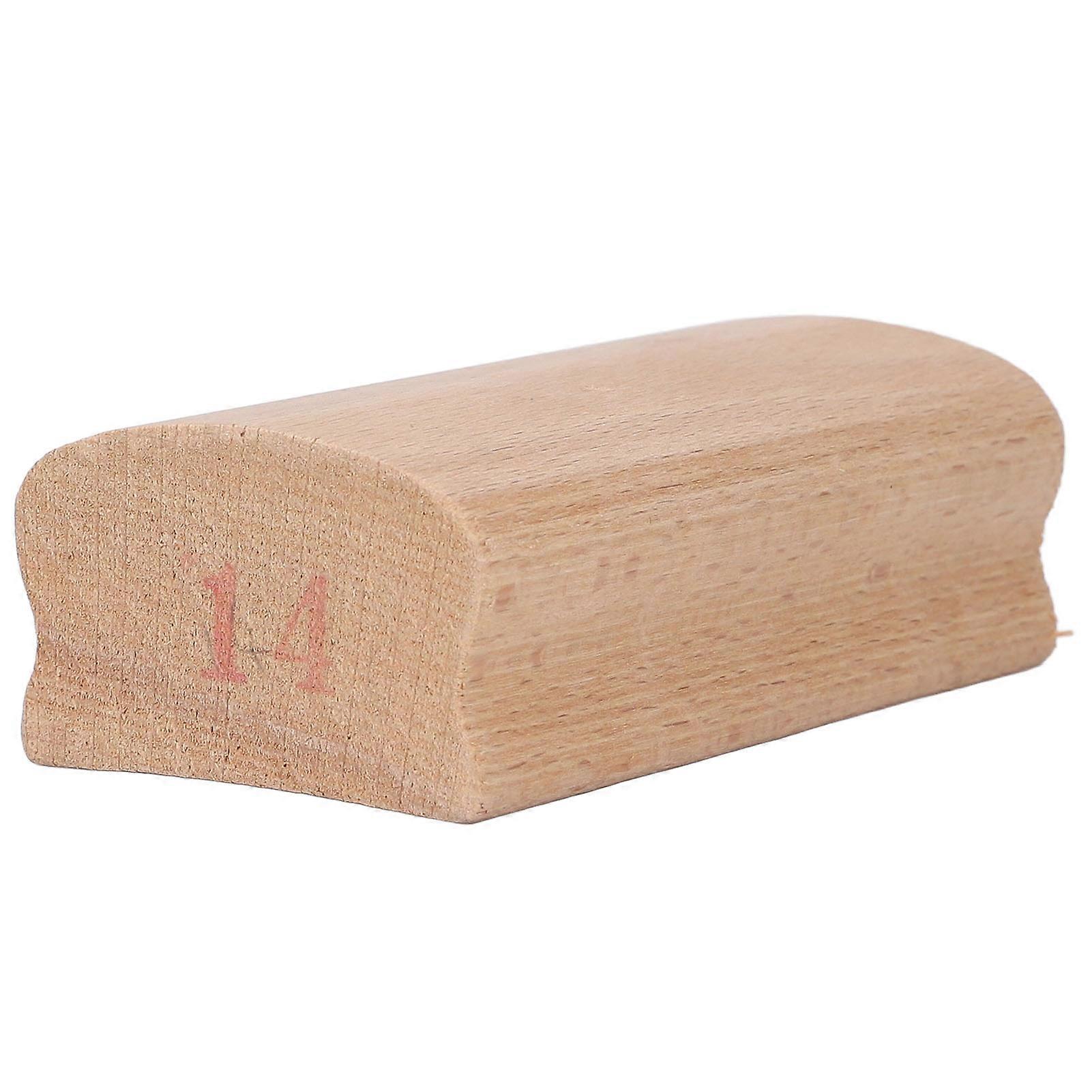 Guitar Radius Sanding Block Wooden Side Groove Radius Fingerboard Fret Leveling Tool Luthier Tool 35.56cm / 14in 