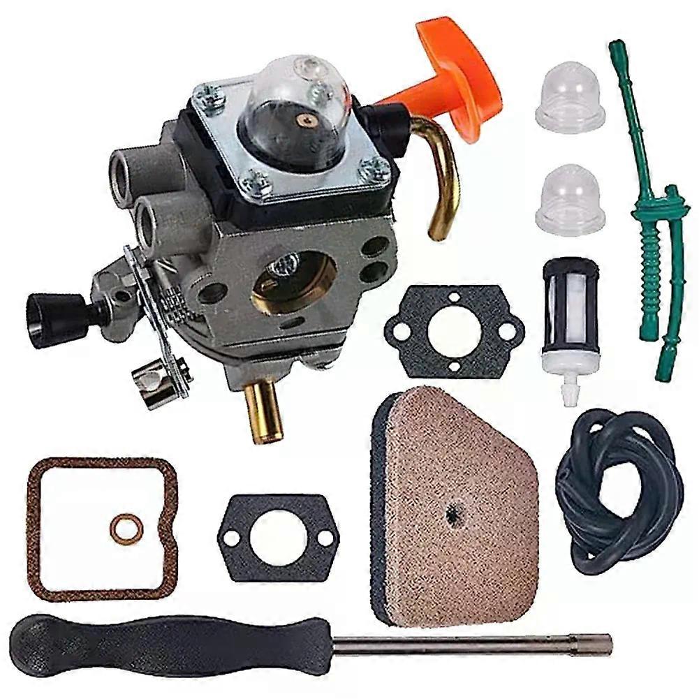 Carburetor Kit compatible for Stihl- FS90R FS90 FS110R FS130R FS100- KM130R KM90R FS100RX KM110R HT100 HT101 Trimmer Eater C1Q-S174 Carb