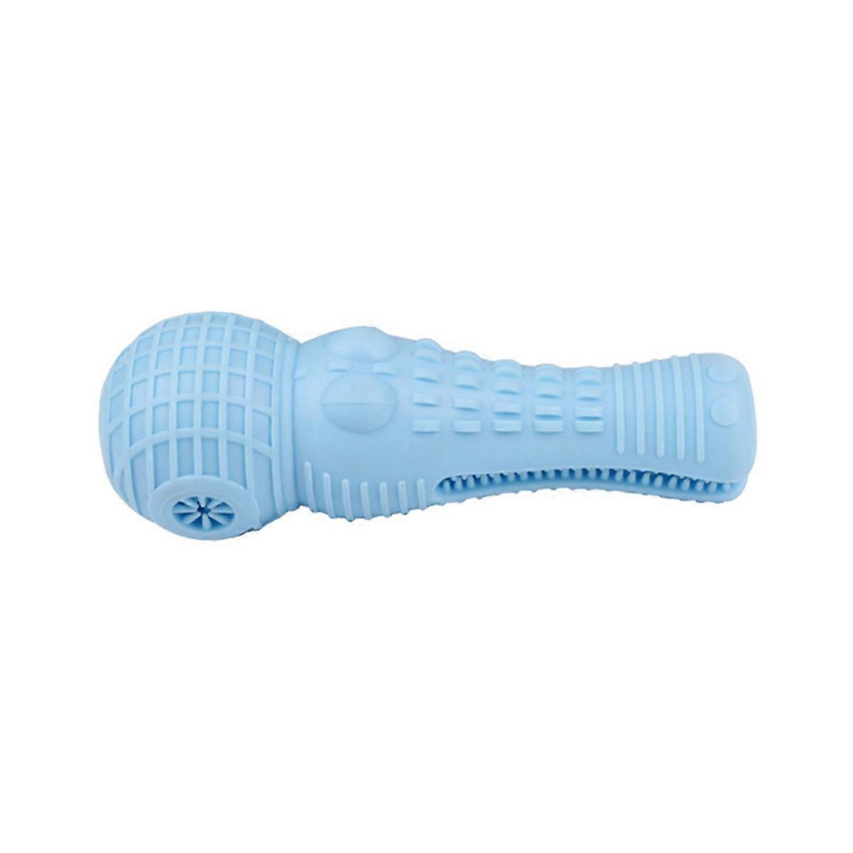 Dog Toy Gnawing Simulation Crocodile Molar Stick Toothbrush blue