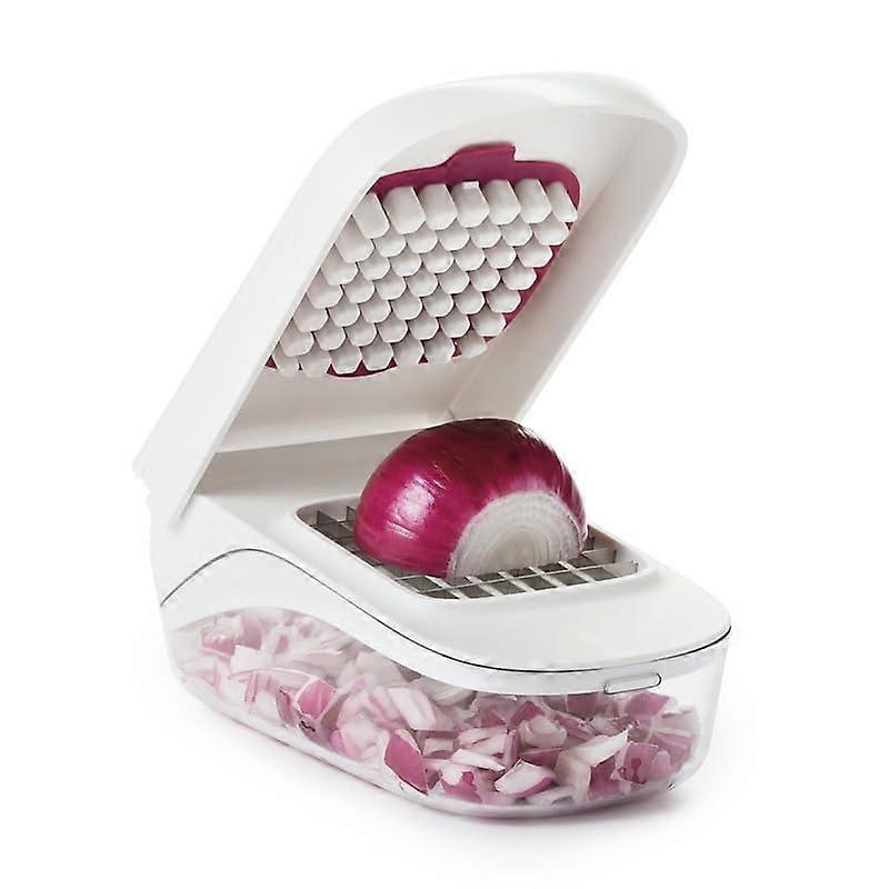 Vegetable Chopper for Efficient Food Preparation in Restaurant Kitchen