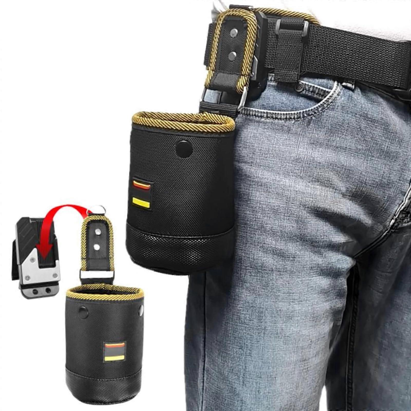 Tool Pouch for Nails & Screws with Belt Clip, Heavy-Duty Utility Organizer for Tool Belts