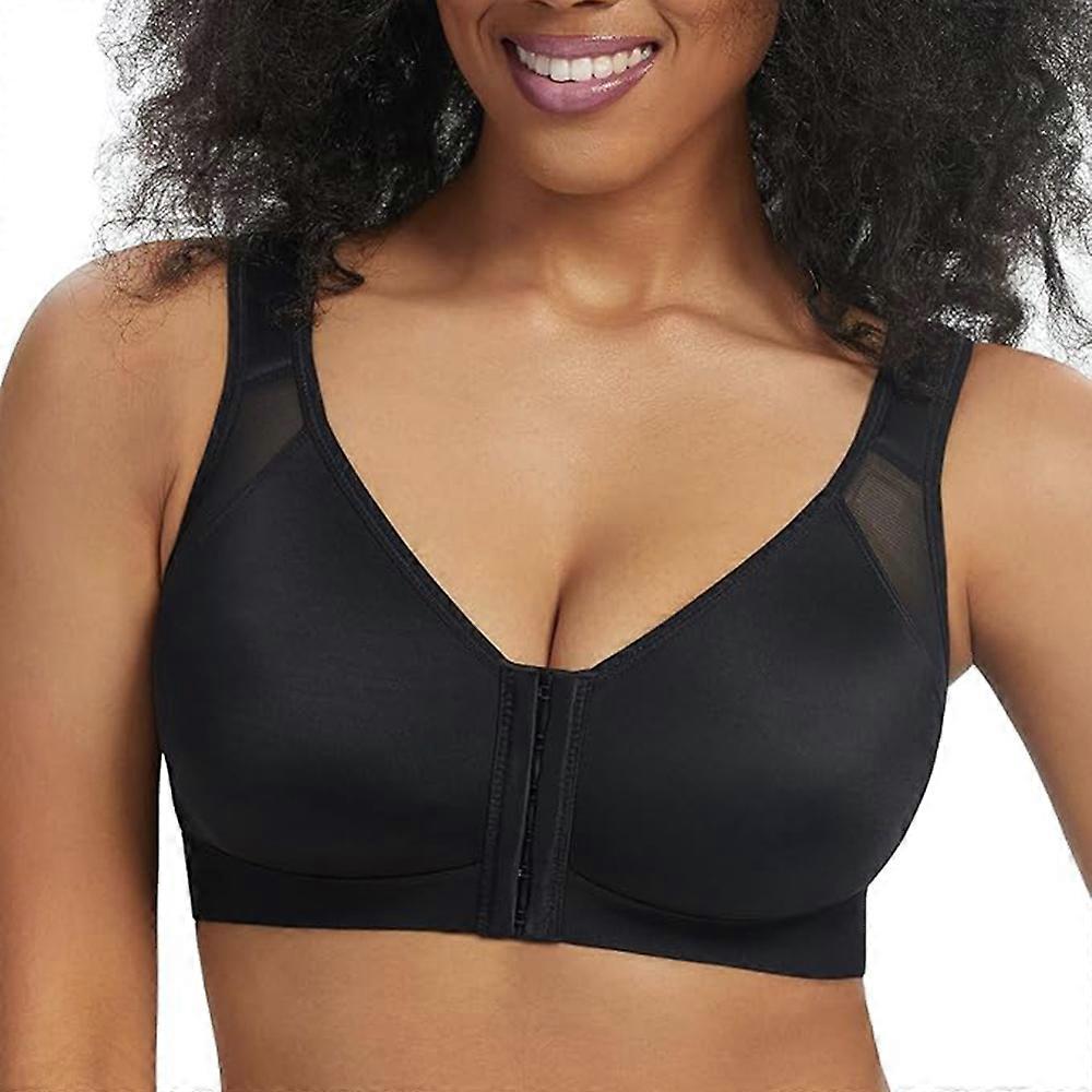 Women's Full Cup Back Support Bra Plus Size (L)