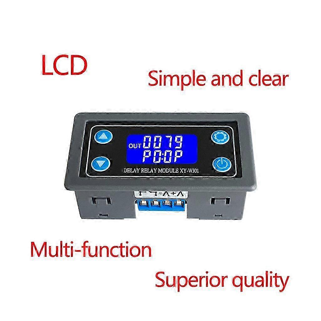 XY-WJ01 Delay Relay Module With Digital LED Dual Display Cycle Timing Circuit Switch