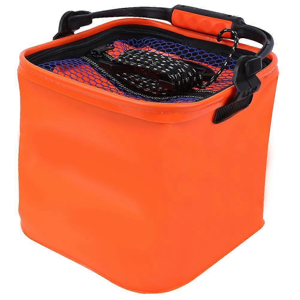 Foldable Fishing Bucket EVA Square Shape with Air Vent