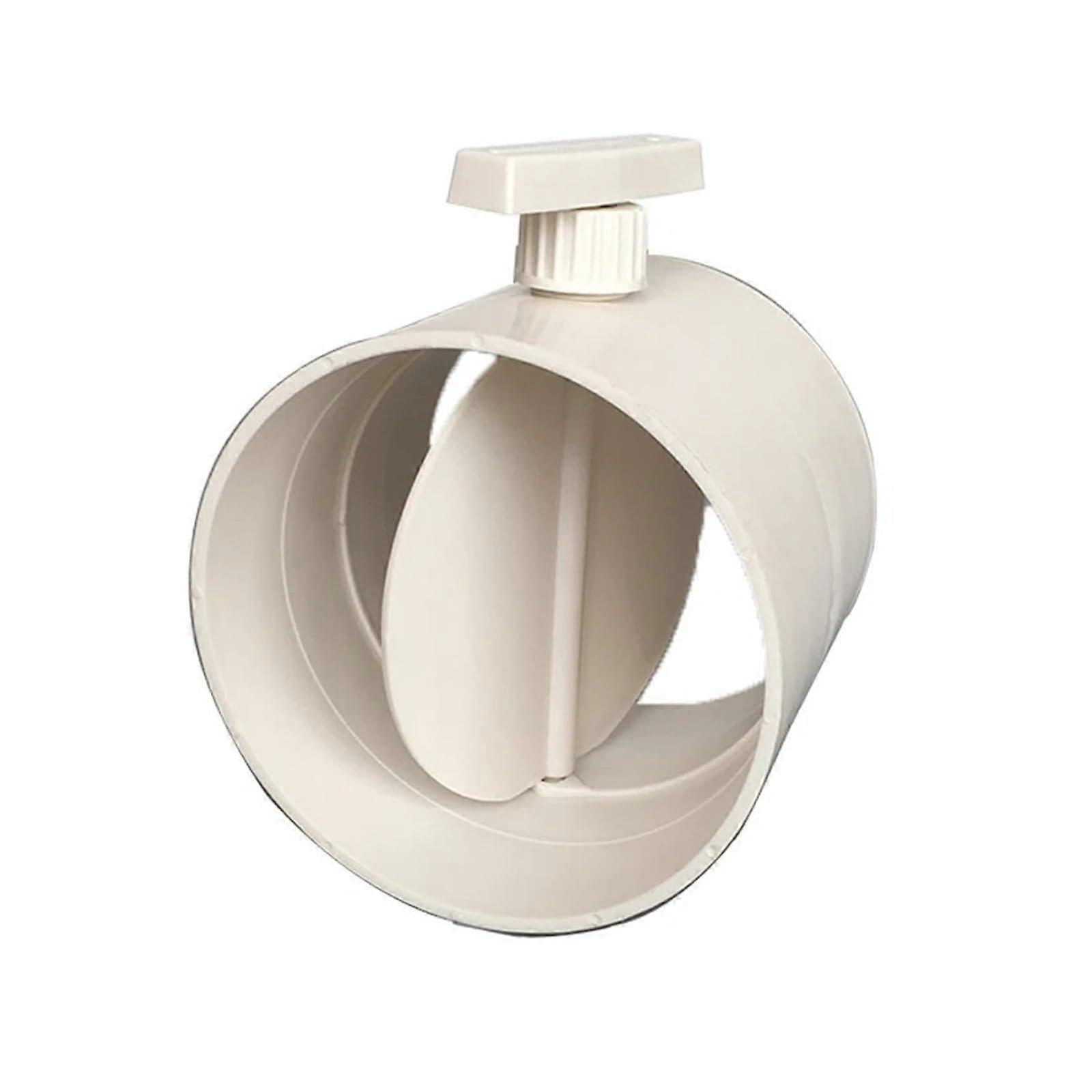 ABS Plastic HVAC Air Control Valve Adjustable Damper for Ducts 50mm to 200mm Compatible with 160mm Systems