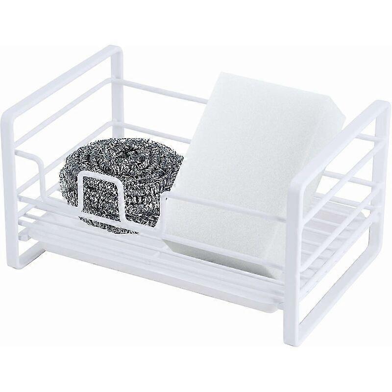 Sponge Drain Storage Rack Swimming Pool Simple Stylish White Storage Rack (Double Layer)