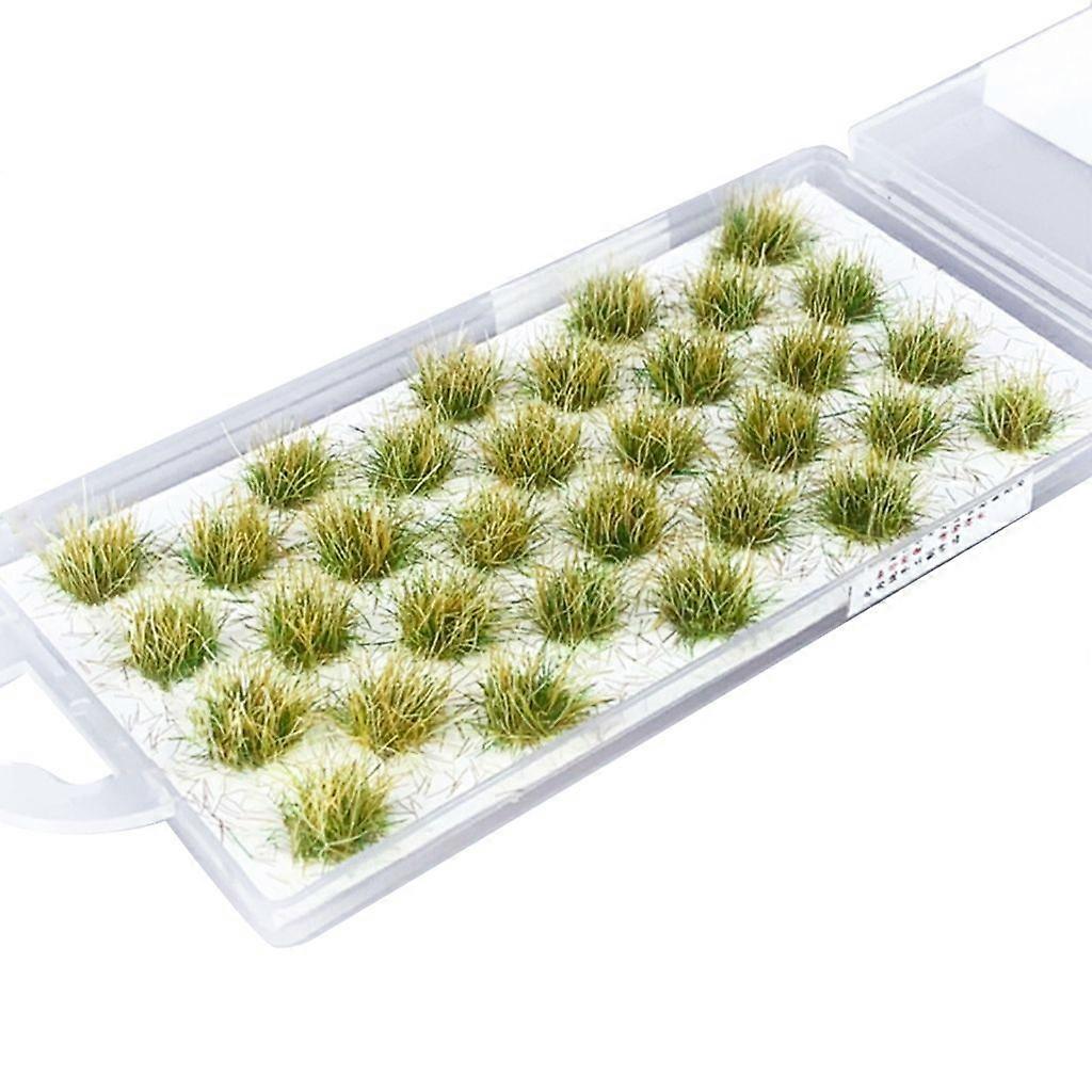 32Pcs Artificial Grass Tufts Simulation Model Sand Material Flower Grass Tufts
