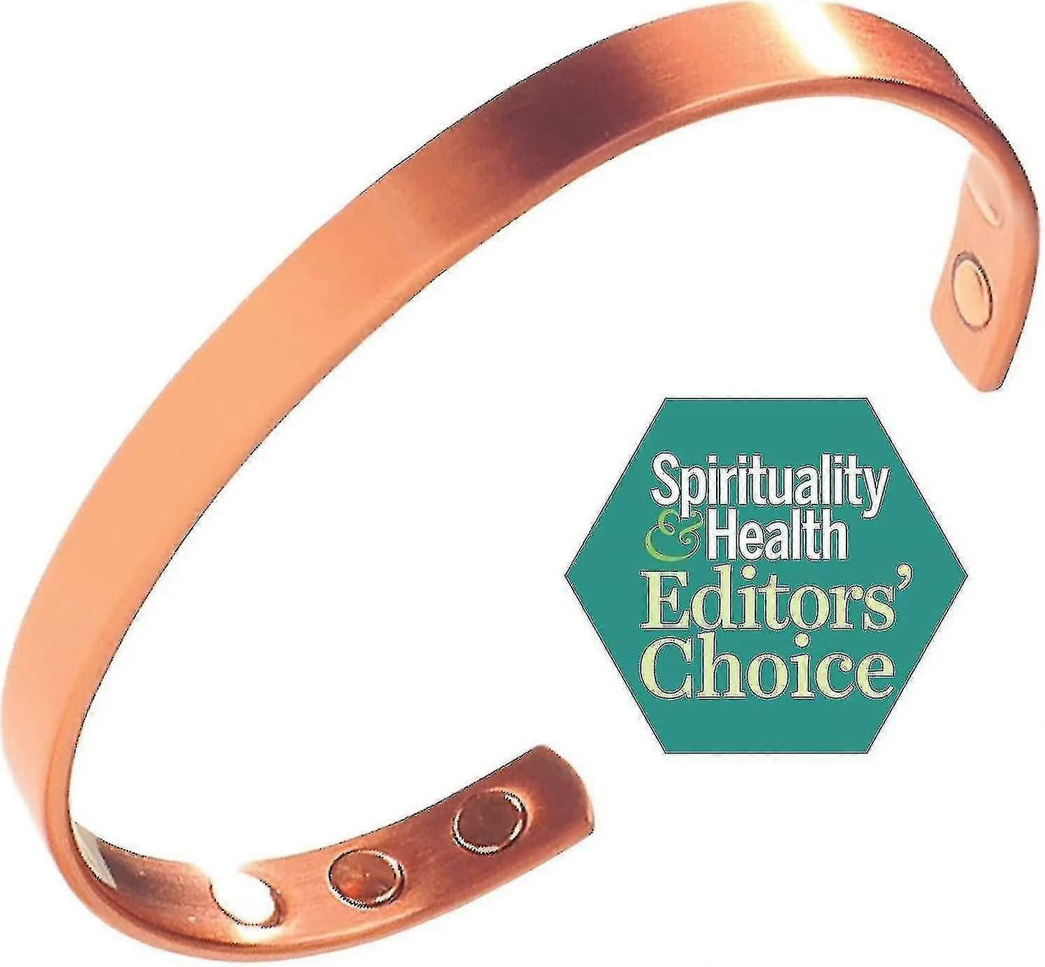 Pulseira magnética de cobre compatível com ímãs de homens e mulheres 8pcs