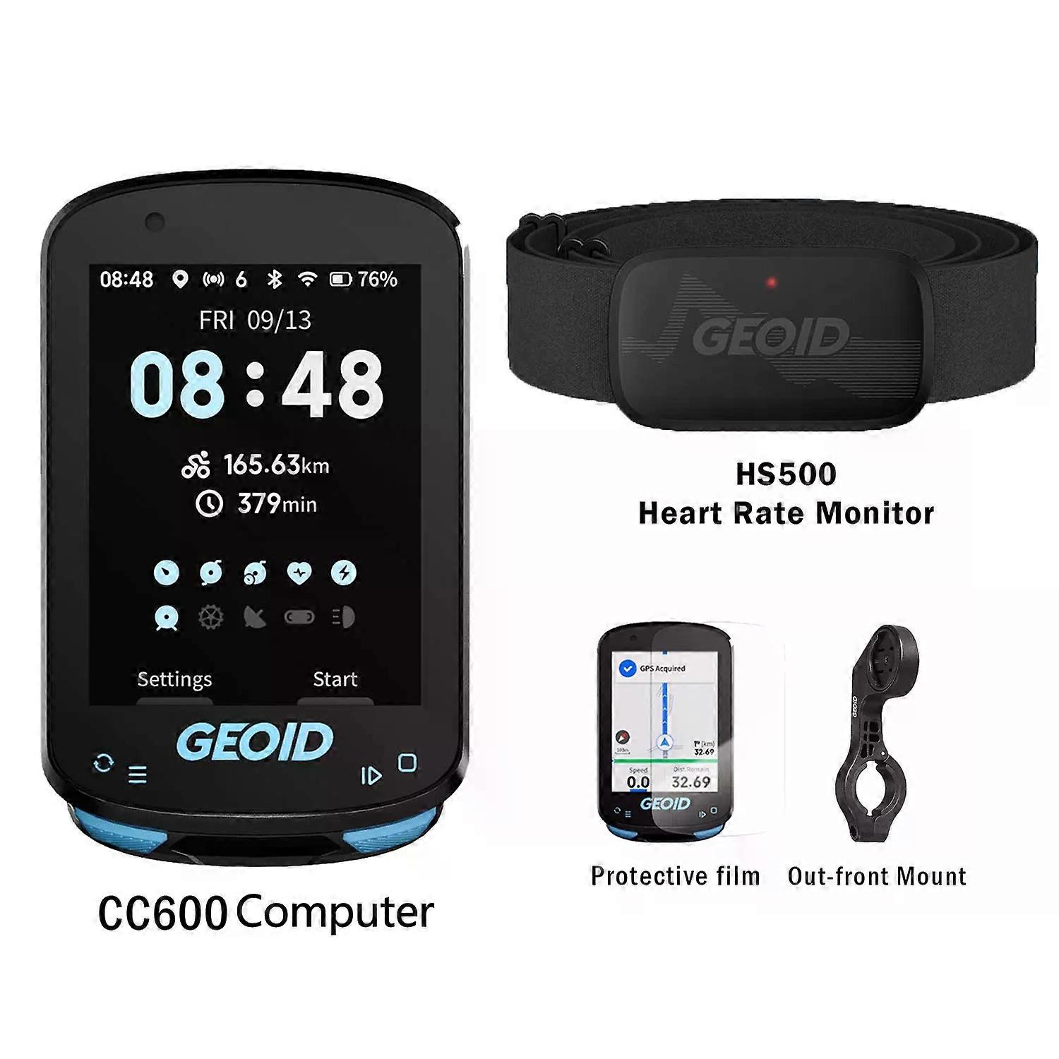 Bike Computer Wireless Smart Navigation Bicycle Speedometer Automatical WIFI ANT Odometer IPX7