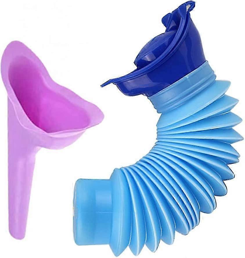 Collapsible Urinal, 750ml Men's Women's Portable Mobile Toilet Potty Pee Urinal Bottle, Reusable Emergency Urinal