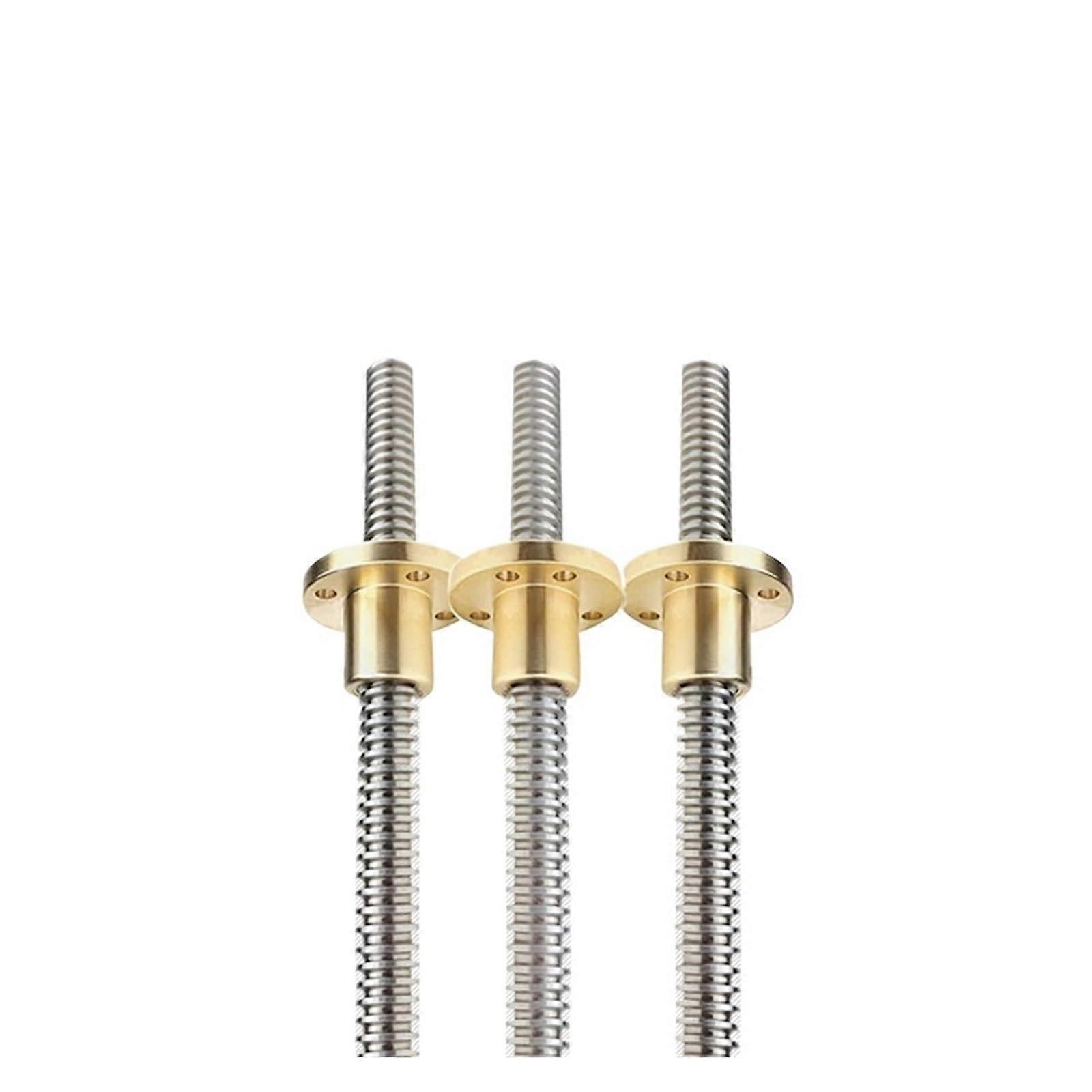 Linear Motion CNC Ball Screw T20 Lead 4mm Trapezoidal Nut 100900mm for 3D Printers and Stepper Motor Machines 350mm
