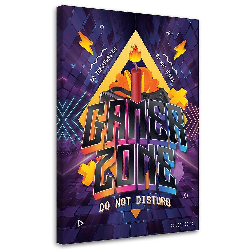 Quadro su tela, Player zone - 70x100