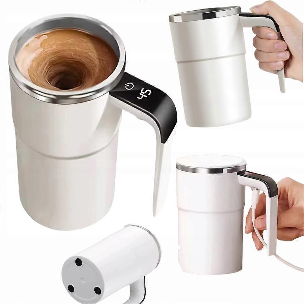 Thermal Mug Self Mixing Mixes Lcd Temperature For Coffee Usb 380ml