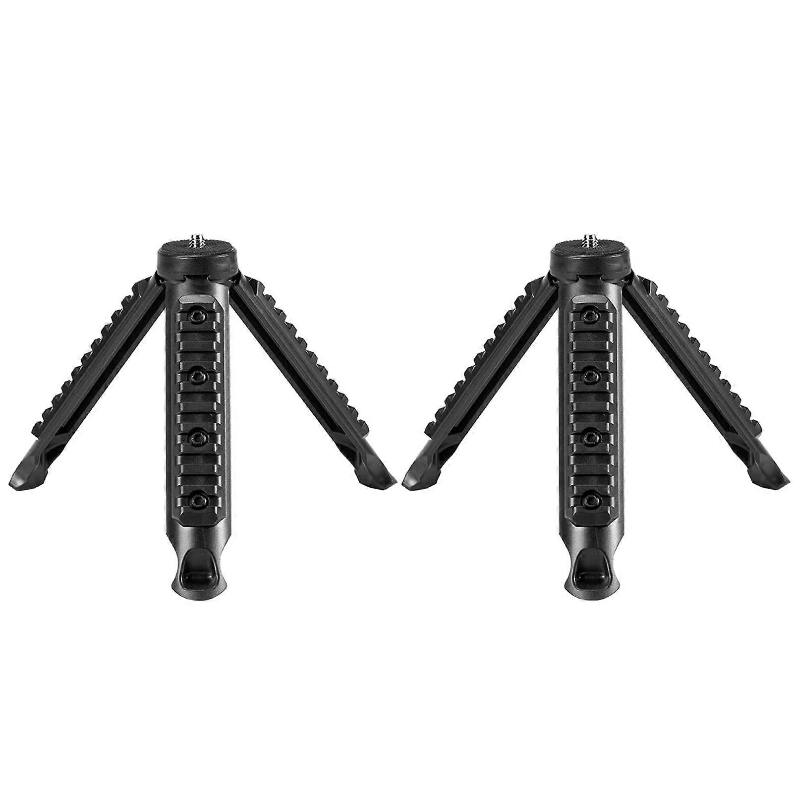 2pcs Portable Camp Lanterns Stand Adjustable Height Camping Flashlight Tripod Working Light Bracket for Outdoor Activity