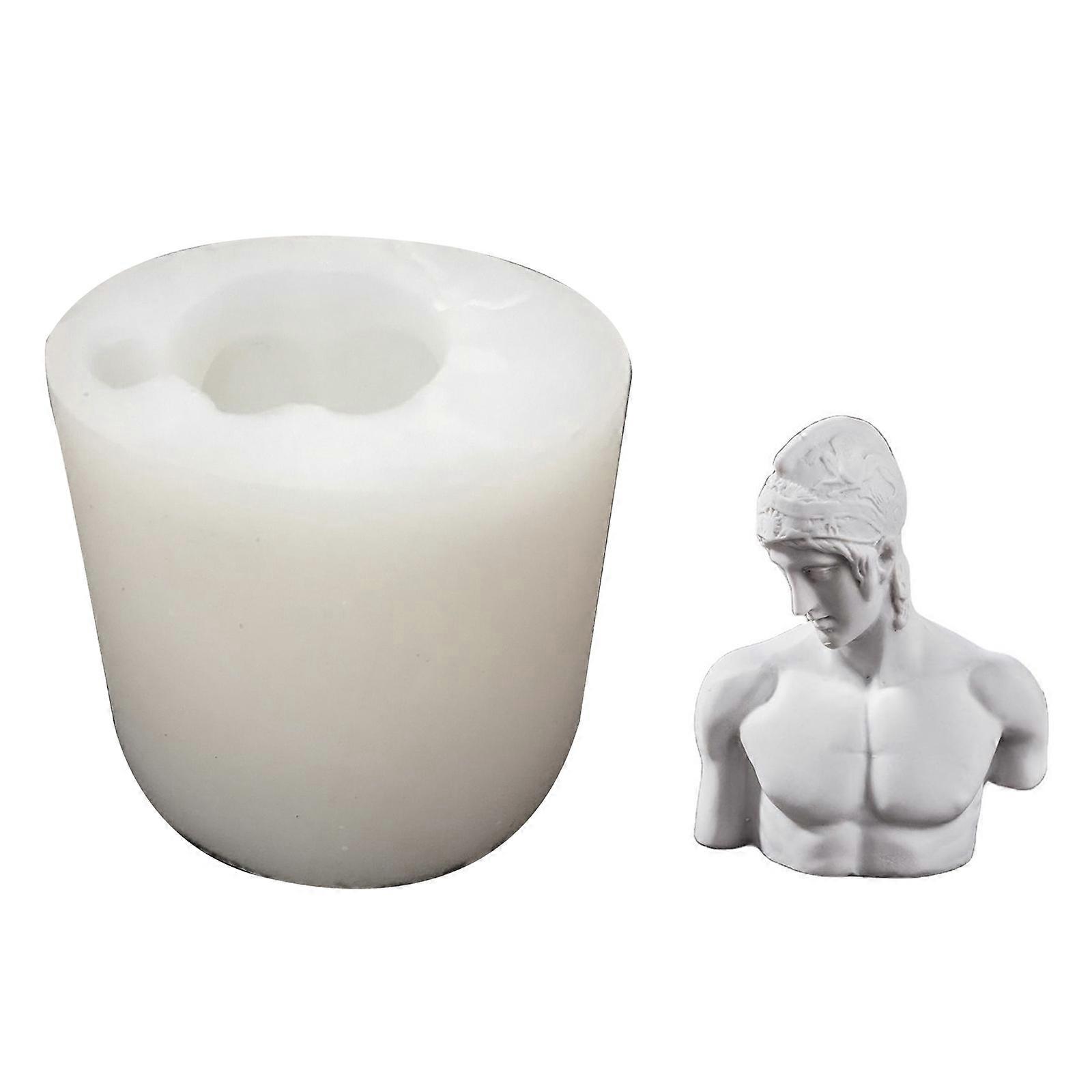 Silicone Fondant Molds Exquisite Classical Statue Shape Handmade Candle Resin Crafts Cake Decorating Tools for Durable Multicolor