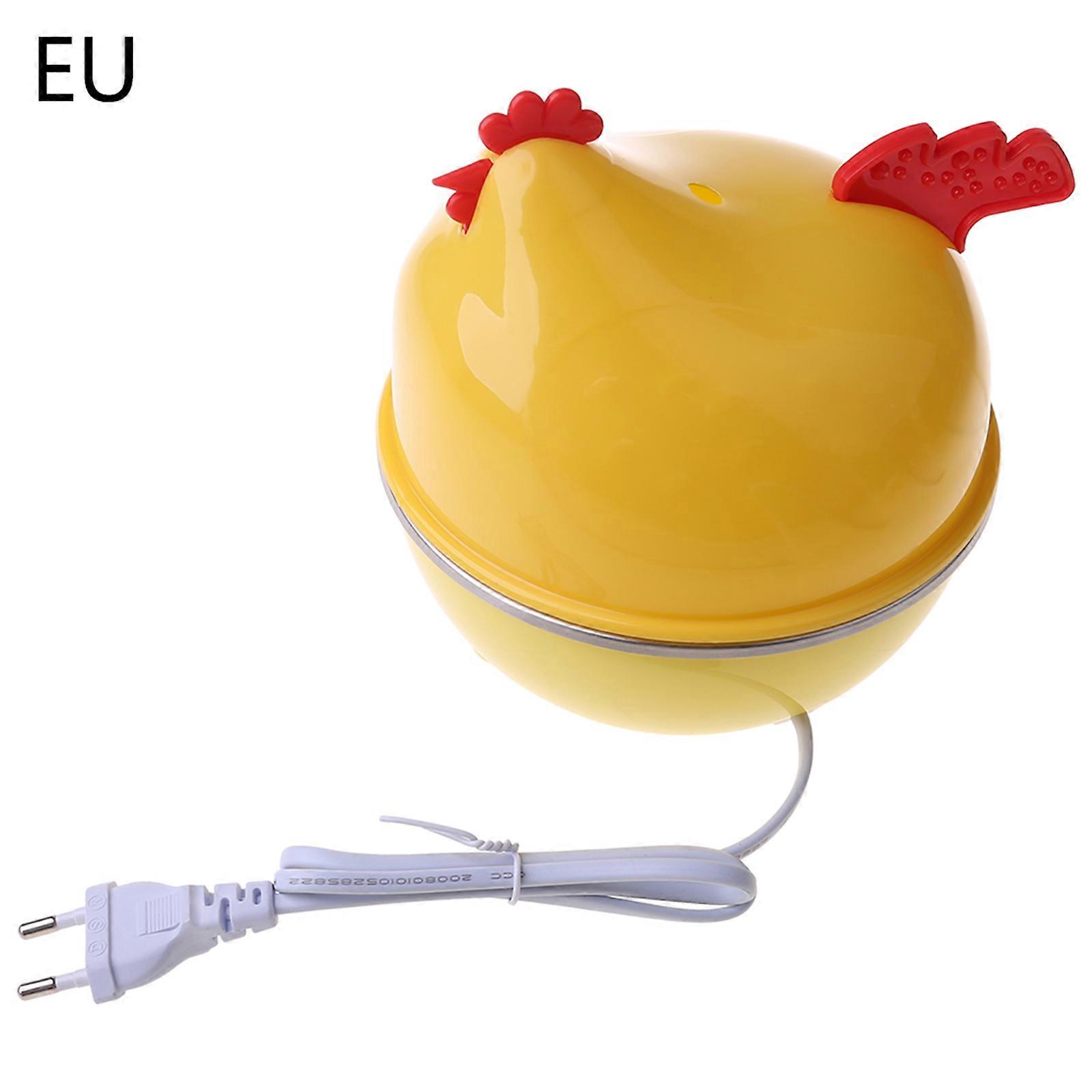 Multi-function Cartoon Hen Rapid Egg Boiler Kitchen 7 Egg Capacity Electric Egg Cooker Omelet Maker Easy to Use Yellow