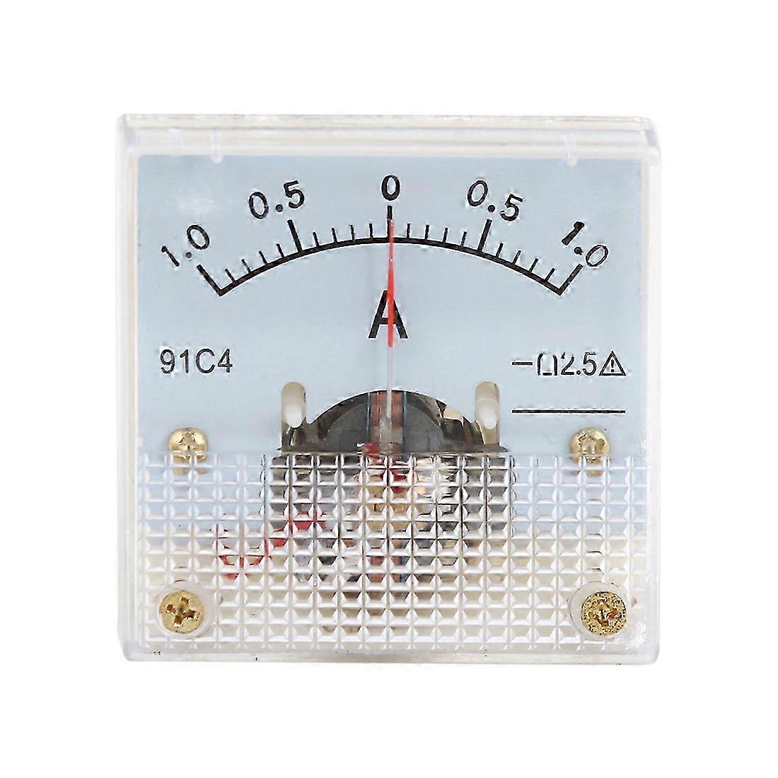Class 2.5 Accuracy DC 0-1 A Ampere Analog Meter Ammeter 91C4