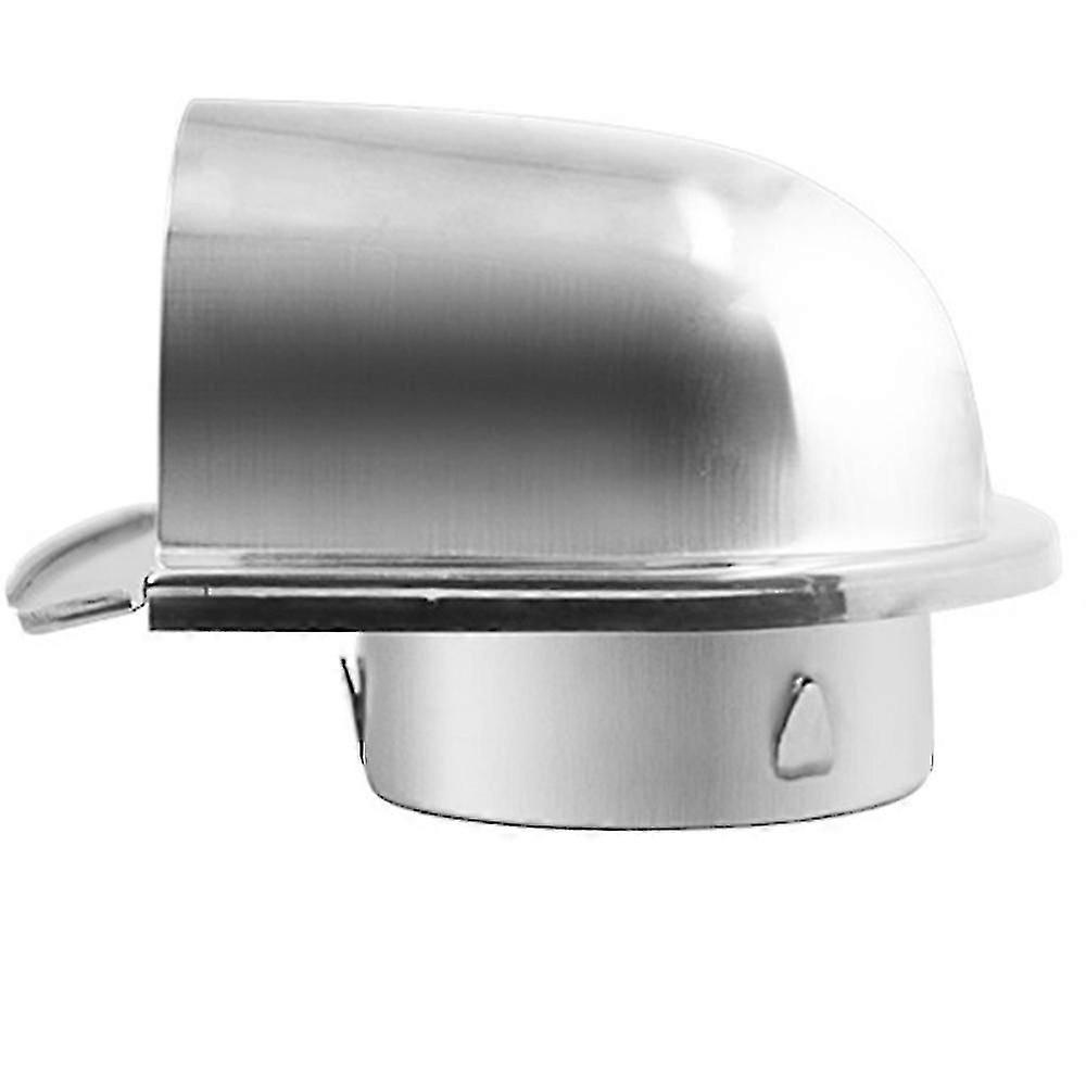 4Inch 100mm από ανοξείδωτο χάλυβα Vent Hood συμβατό κάλυμμα εξόδου αέρα τοίχου, D