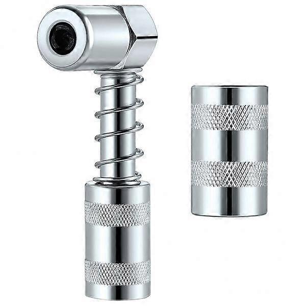 5x90 Degree Grease Coupler Grease Fitting Tool Coupler Adapter Accessories