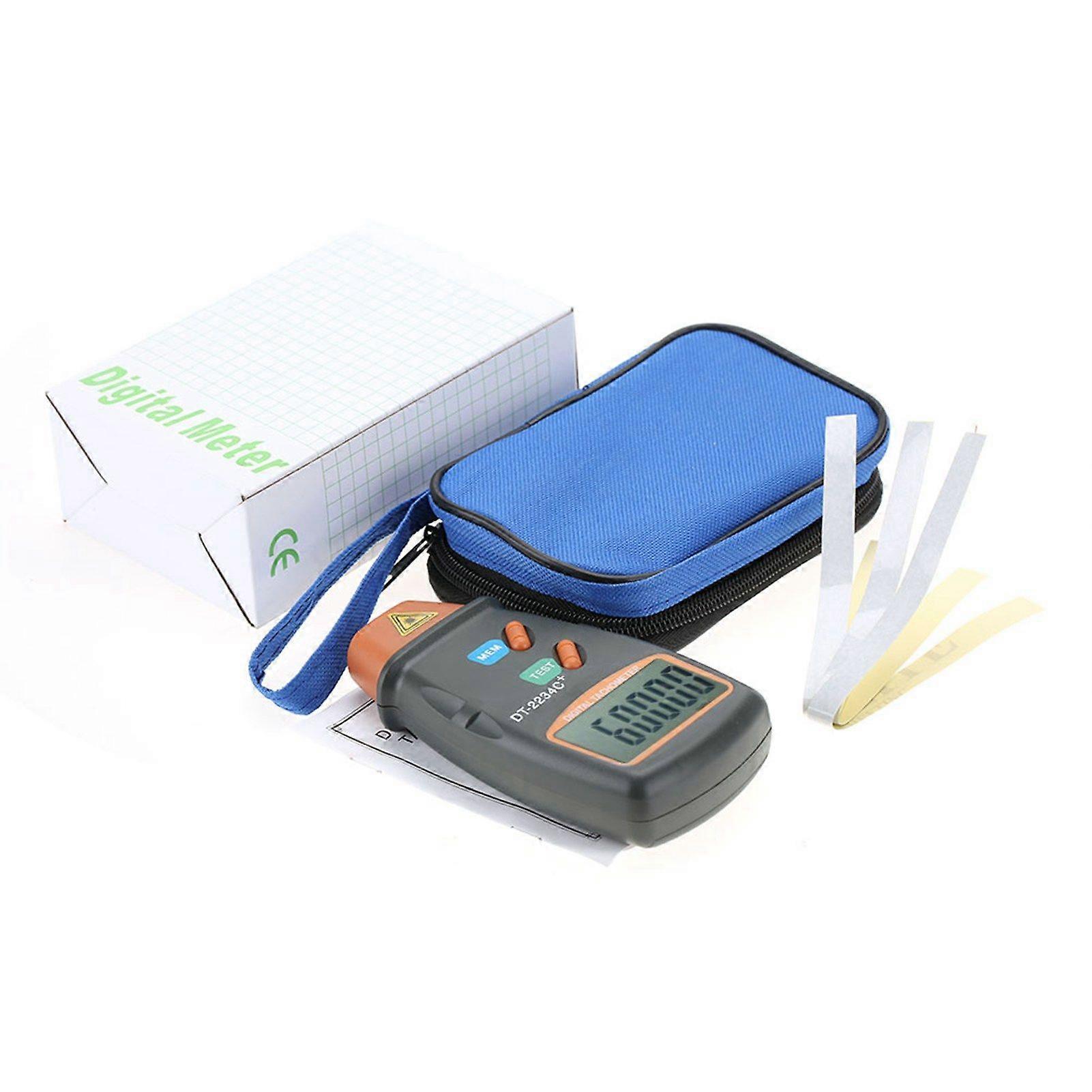 High quality DT-2234C+ LCD Digital Non-Contact Laser Photoelectric Speedometer