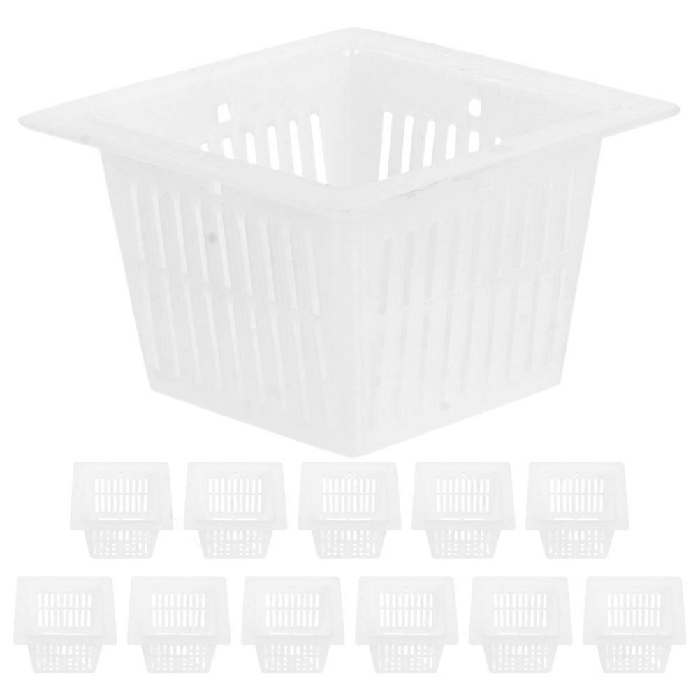 Here's a well structured product description for your **12pcs Mesh Net Pots For Hydroponics**:

 

### 12pcs Mesh Net Pots for Hydroponics – Square