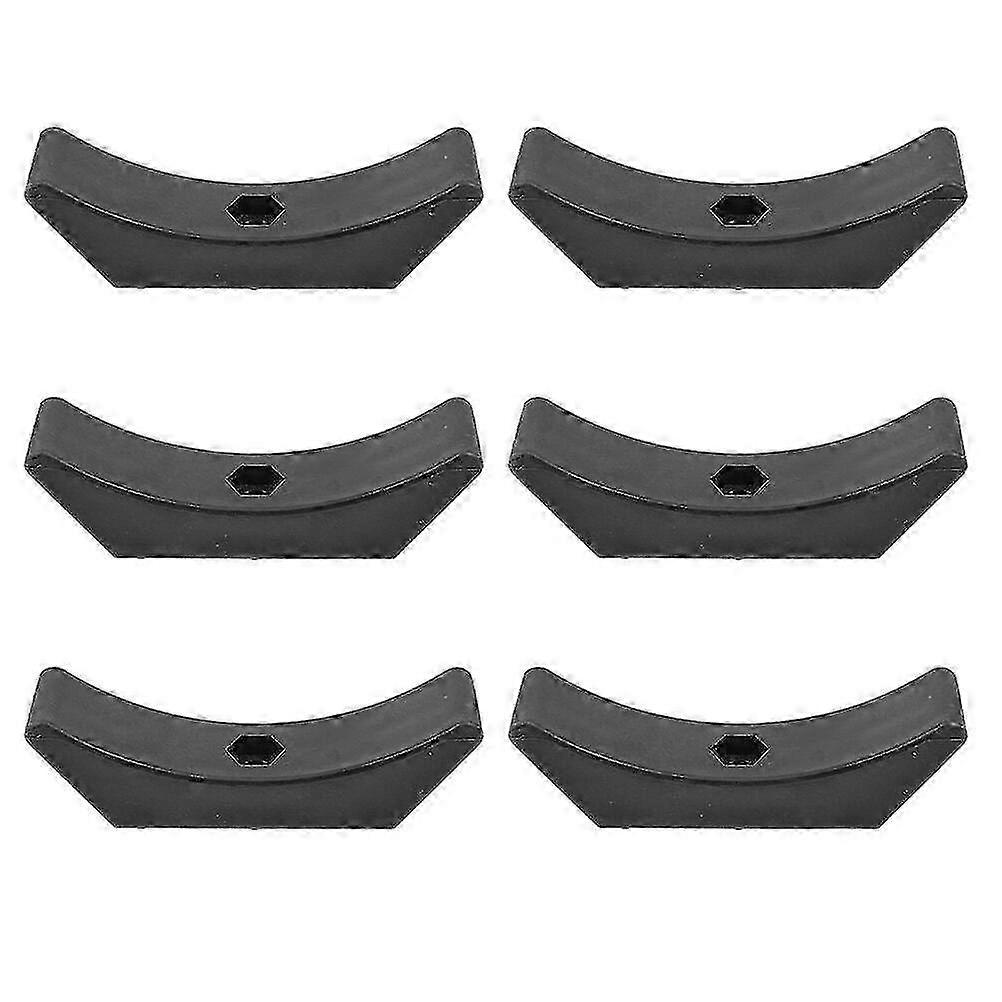 6pcs Sturdy Dumbbell Holder Replacement for Wear-resistant Dumbbell Bracket Compatible with Various Dumbbells