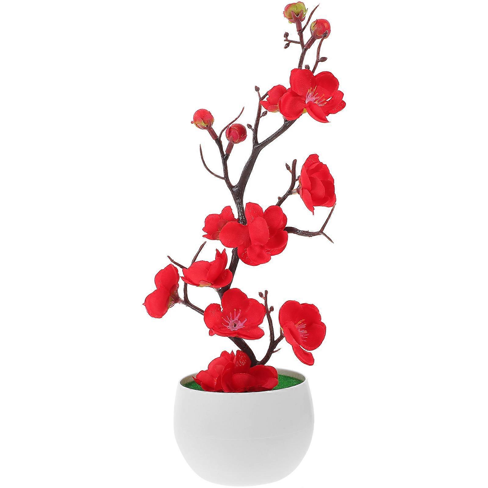 Simulated Plum Decor, Ideal for Modern and Traditional Settings