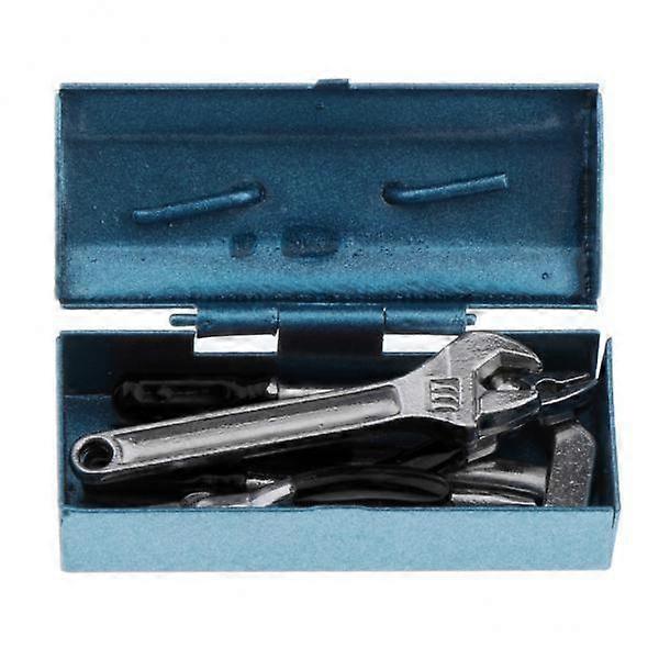 4x 1/12 Dollhouse Simulation Repair Multi-tool Box Case for Garden Garage