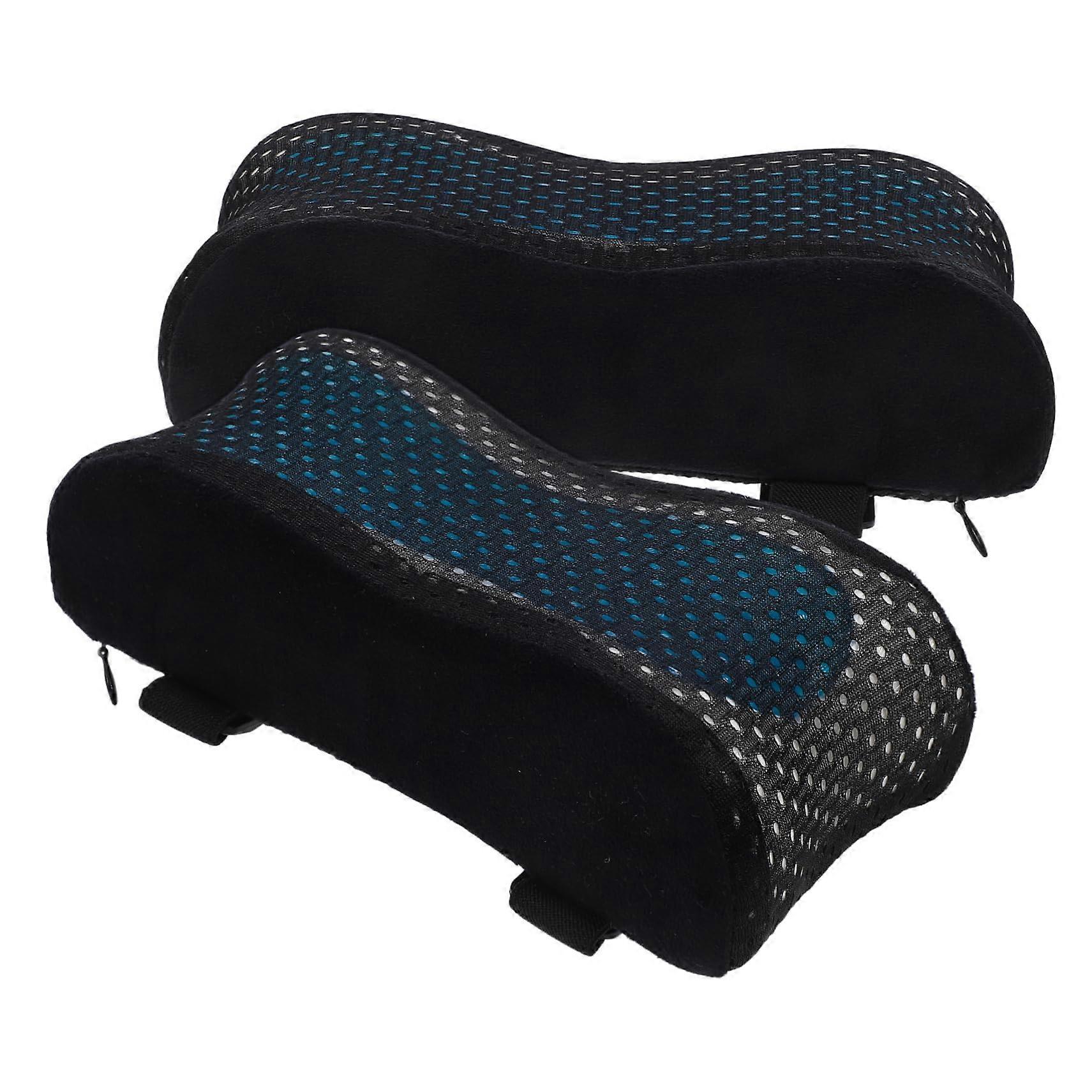 2Pcs Ergonomic Chair Armrest Pads with Unique Gel Cushion for Elbow Support for Office Gaming and Computer Chairs Comfort and Fatigue Relief