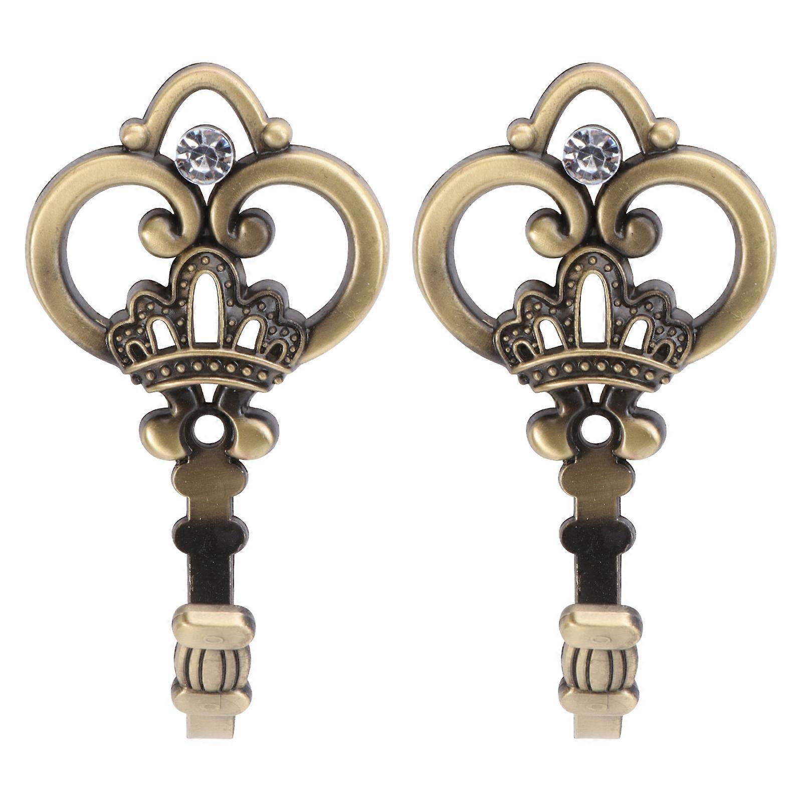 Crown Pattern Wall Hooks, Reliable Zinc Alloy for Performance