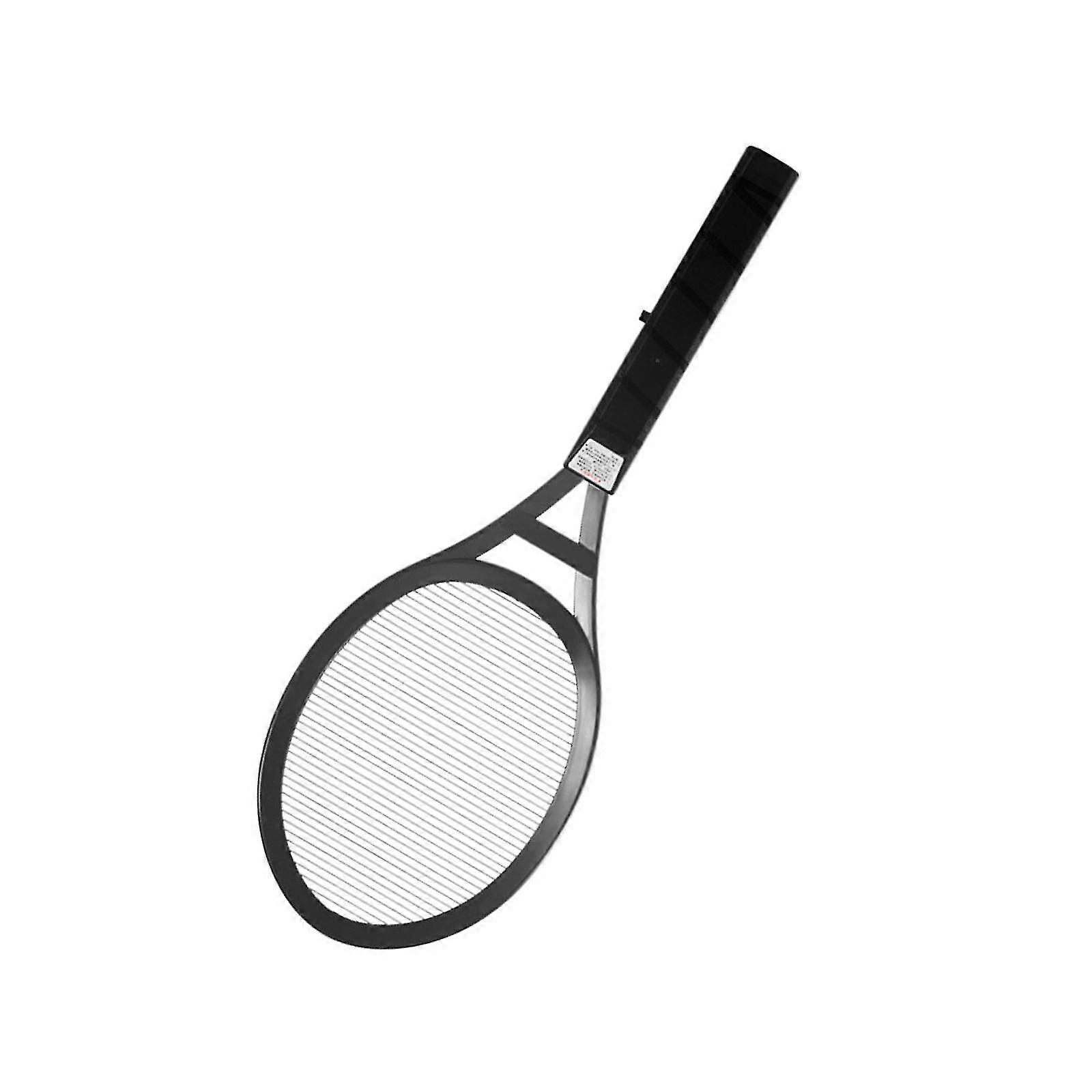 Handheld Electric Bug Swatter Racket Accessories for Camping and Outdoor Activities in Deep Grey Color