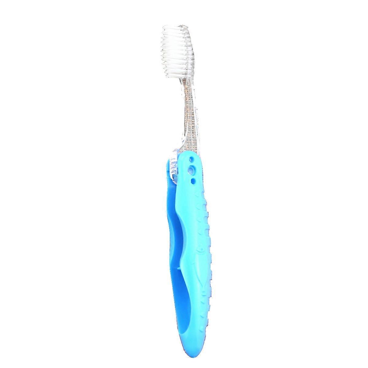Hiking Toothbrush Foldable Mini Portable Oral Tool Assorted Color For Travel Camping 4Pcs