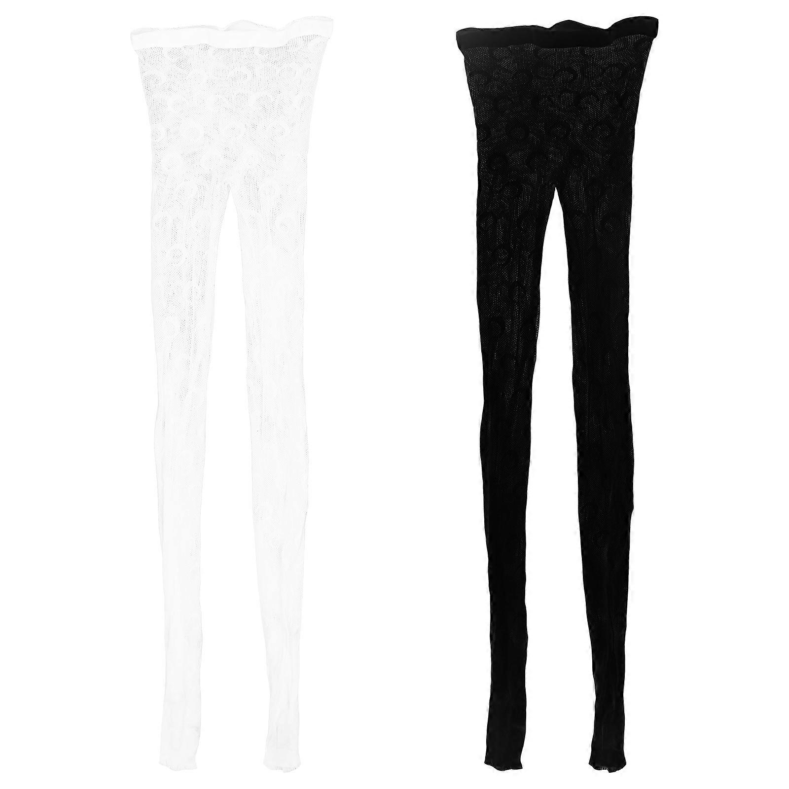 Tights Pantyhose Stocking High Dance Party Tight Fit Style 2Set