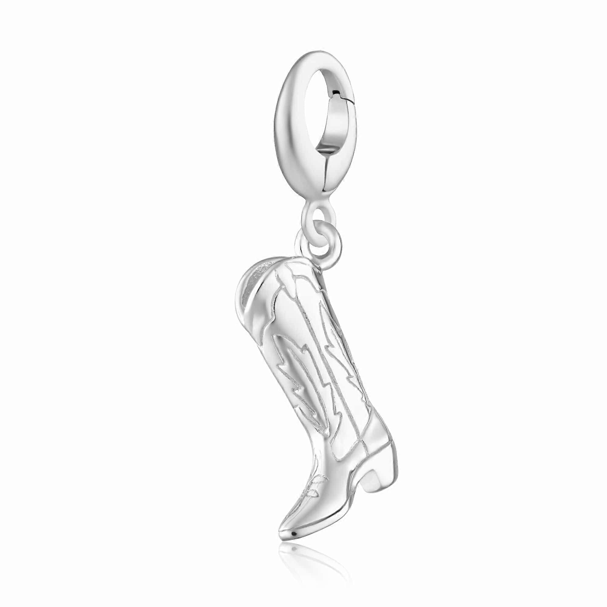 Silver Cowboy Boot Charm CSCOBO