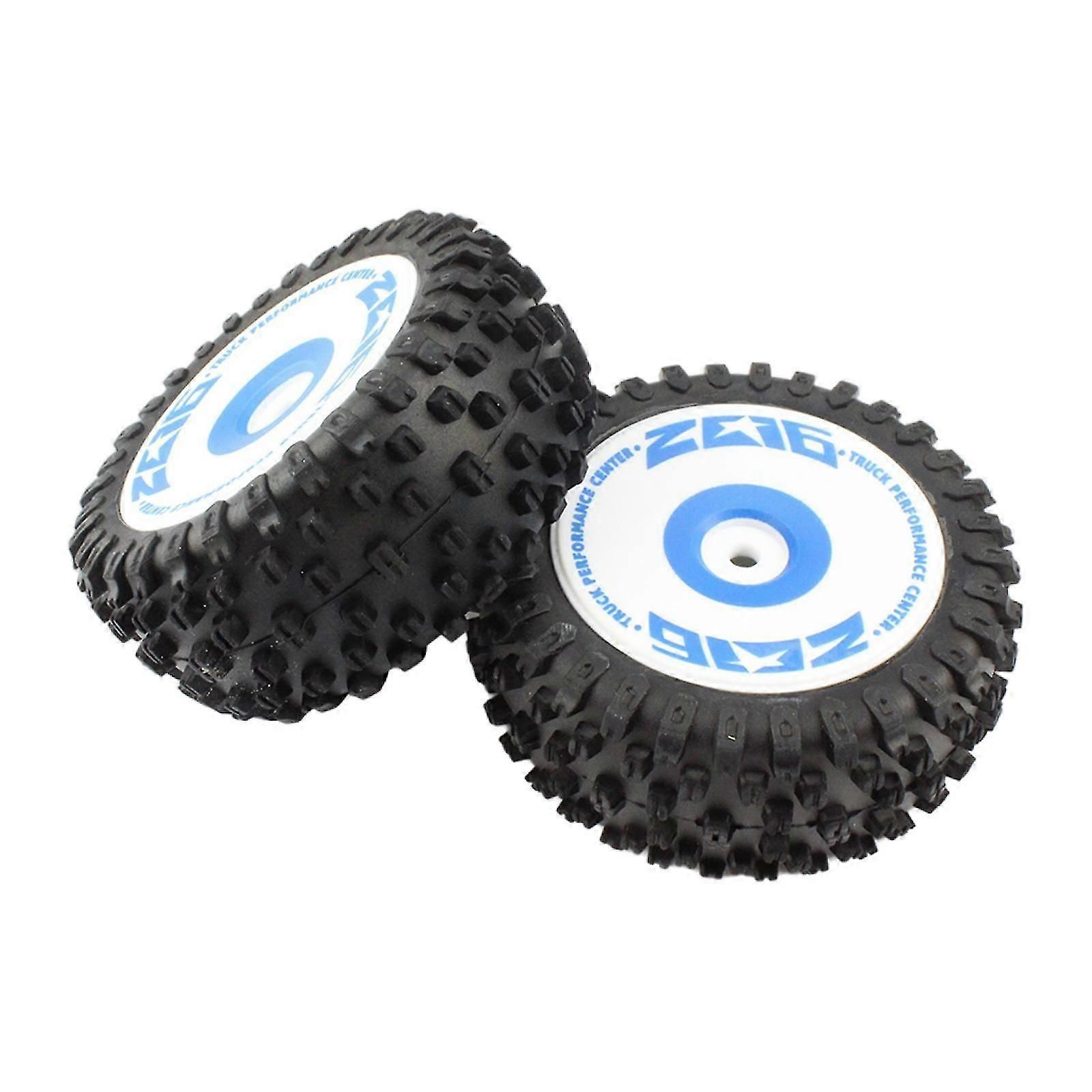 2/セット Wltoys用 ラバーリヤタイヤセット 124017 1/12スケールモデルカーパーツ