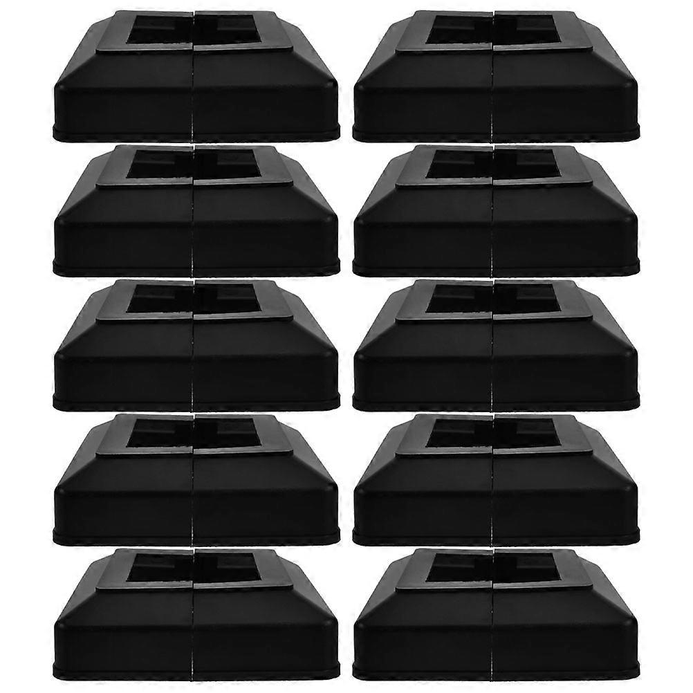 Decorative Base Trim Fence Post Skirt Covers, Split Design for Easy Installation, Conceals Screws for Clean Finish, Versatile Cap for Railings and
