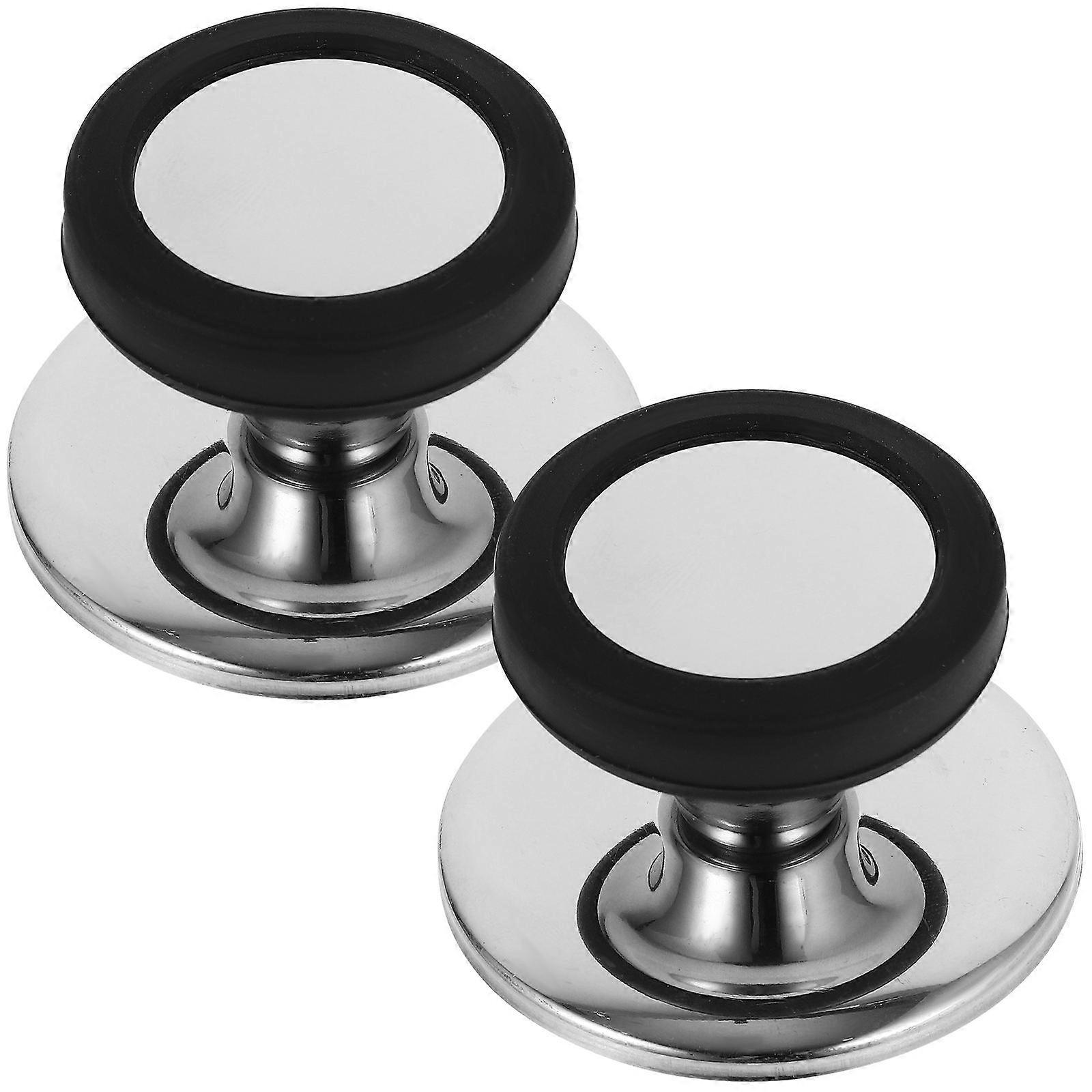 Replacement Scald Pot Lid Knobs Handles for Cookware Stainless Steel Pan Covers Heat Resistant Kitchen Accessories Smooth Edge Design