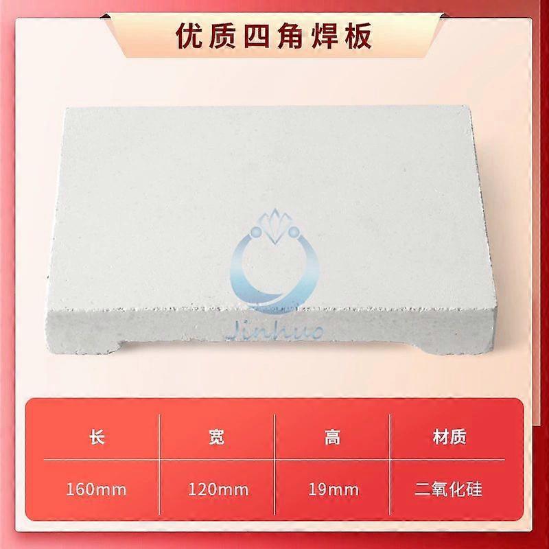 Jewelry Soldering Block: Fireproof Brick for Precision Metalwork for Goldsmiths Portable and Stable Work Surface White