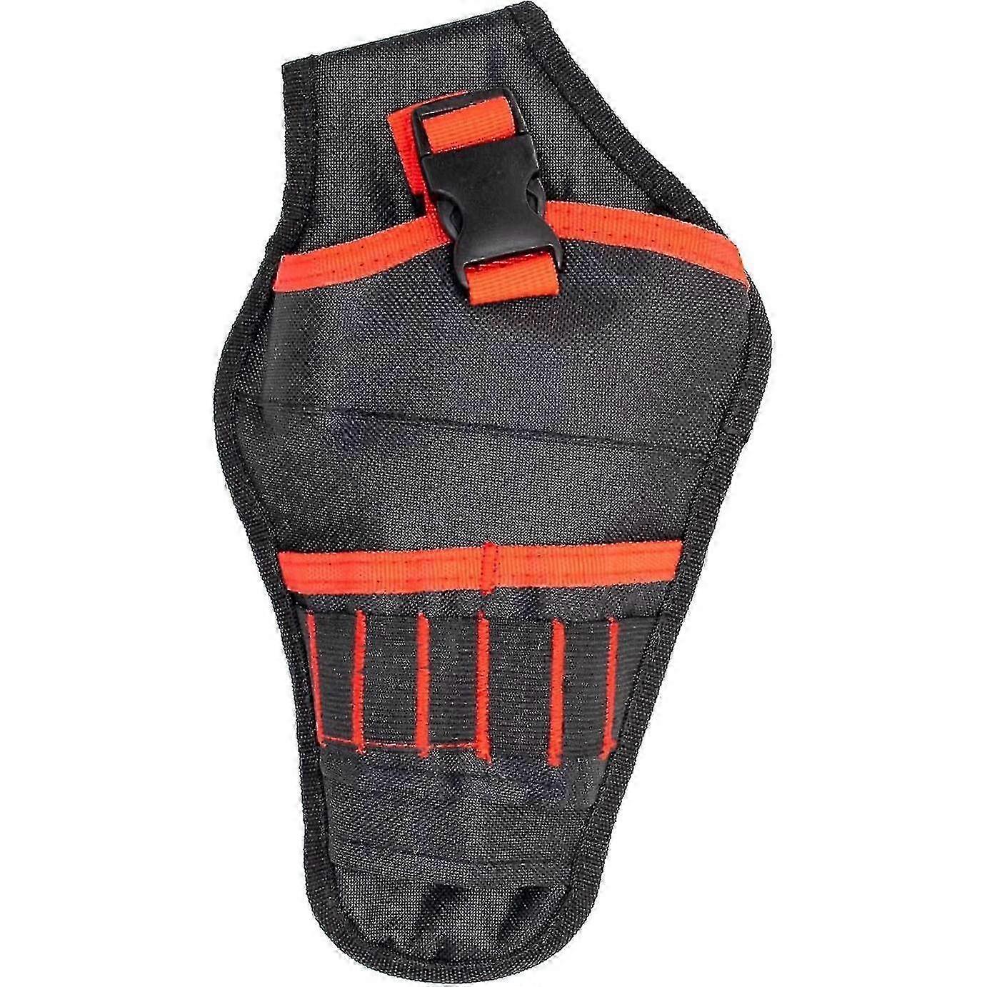 Leather Tool Belt Complete Tool Box DIY Tool Belt for Carpenter (Red)