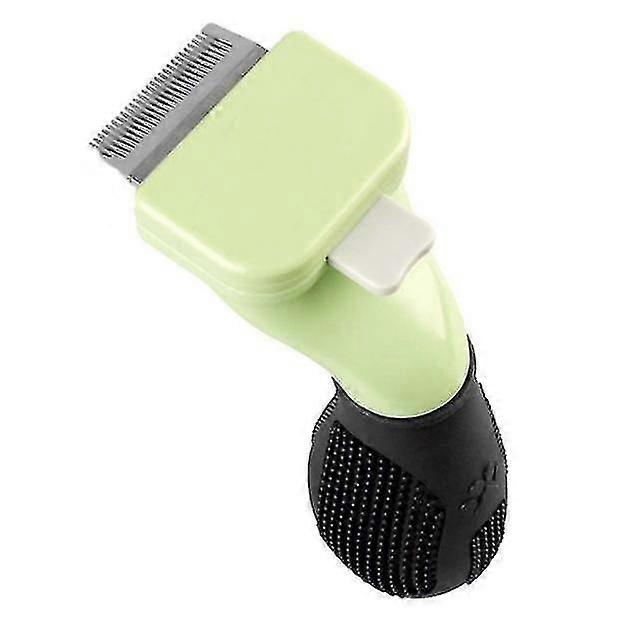 Dusting Tool For Short Haired Dogs, Green-Xs