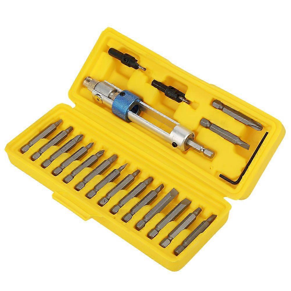 20pcs Multi Function Chrome Vanadium Steel Screwdriver Bit Set