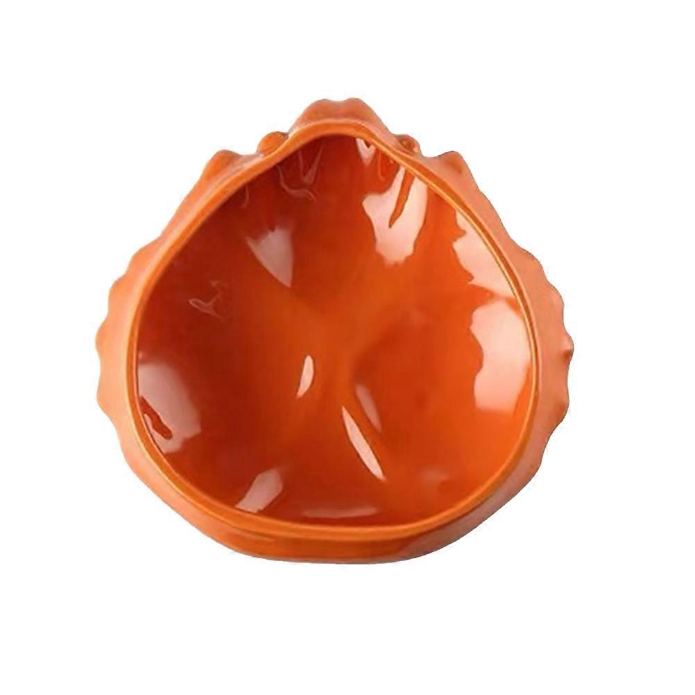 1pc Japanese Style Ceramic Dish Unique Crab Shaped Plate Creative Crab Bowl