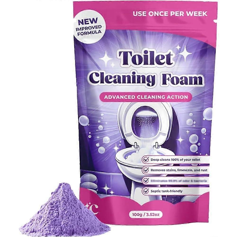Fizzclean Toilet Cleaner, Touch  Fizzy Foam, InstaAction Foam for Sparkling Clean Toilet