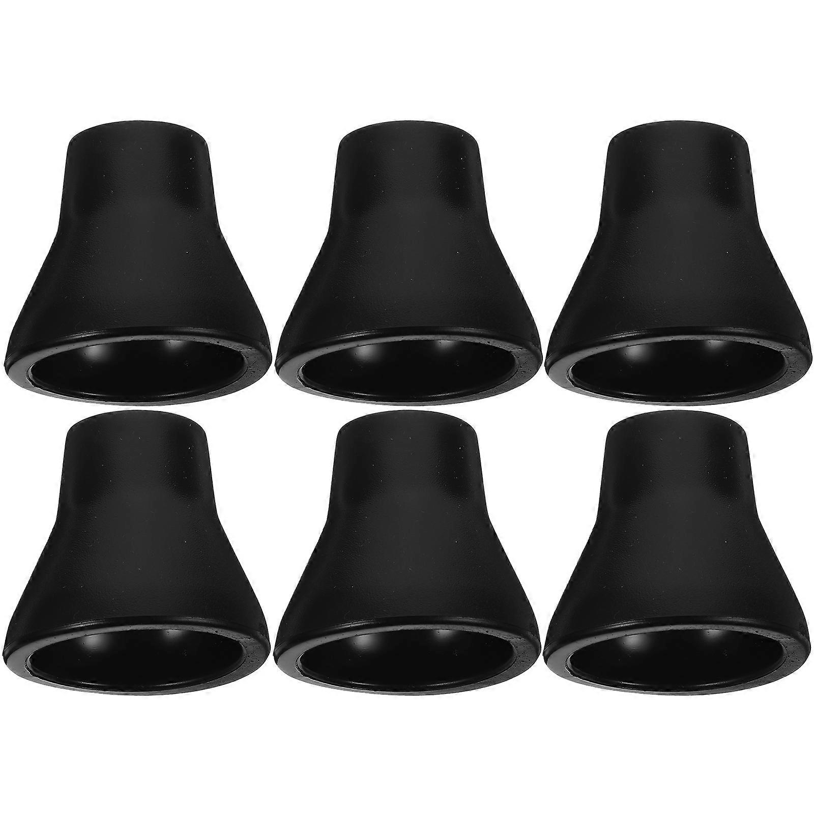 Replaceable Golf Sucker Ergonomic Support Back Simple Appearance Black 5.00X5.00X4.80CM 6Pack