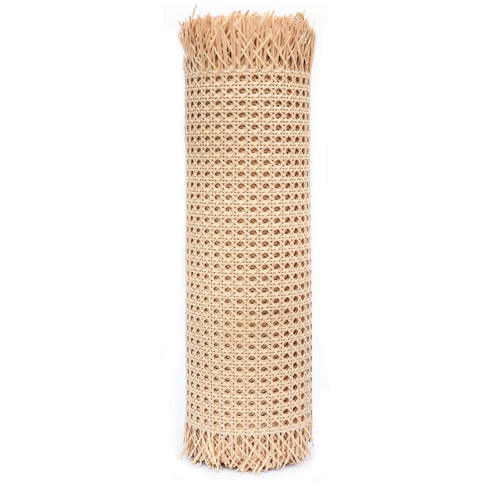 Rattan weave, woven webbing, roll material, natural rattan faux furniture net, open mesh, rattan basket weave, 40*100cm